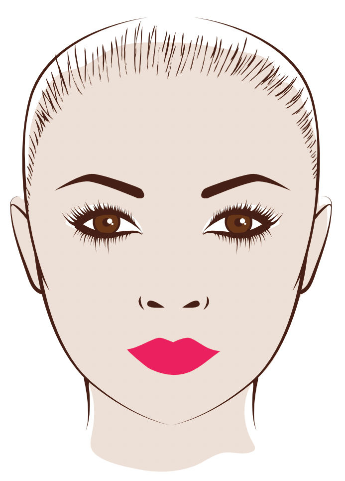 visage rond femme