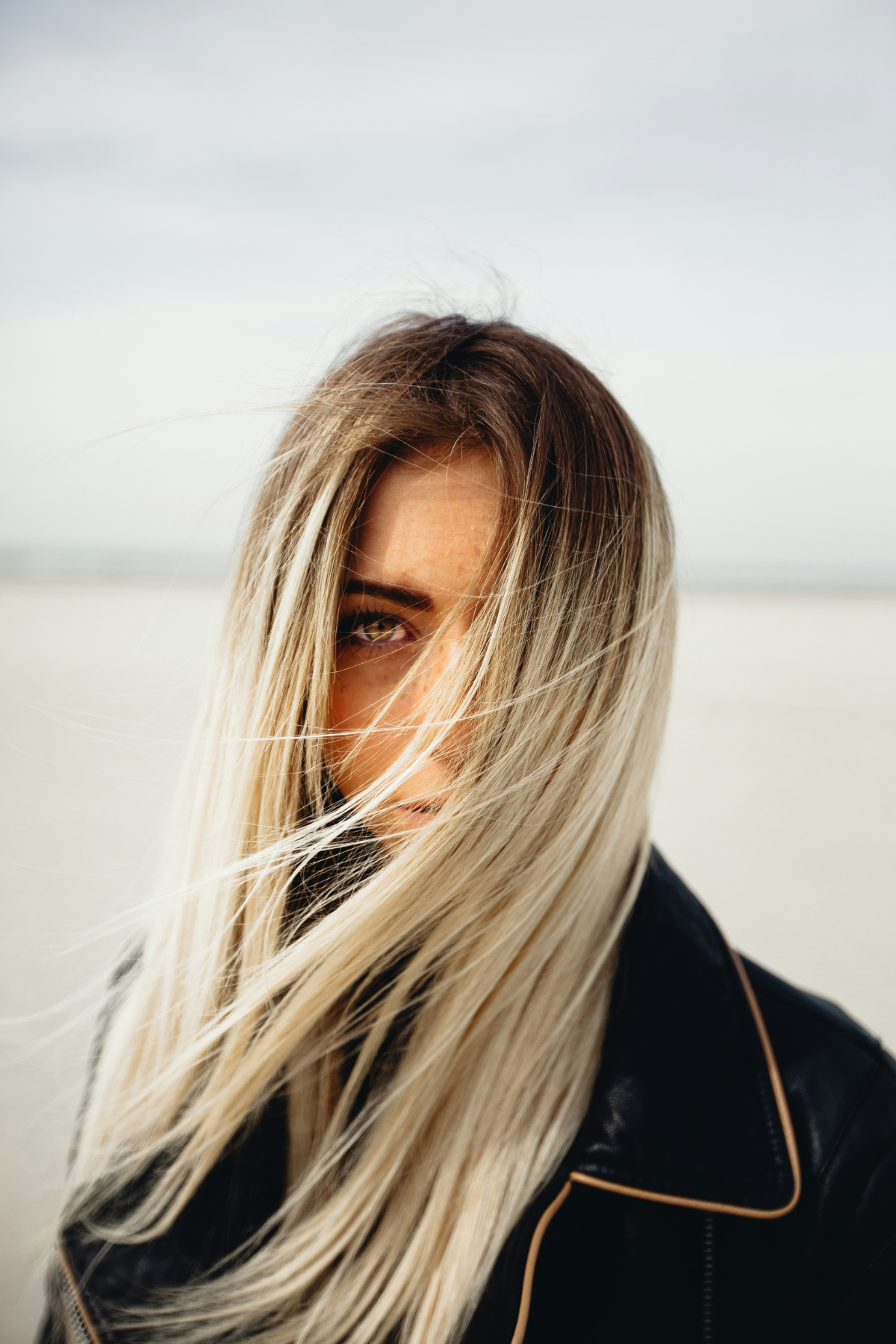 ombre hair blond clair